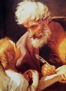 Guido Reni St Matthew and the angel oil painting